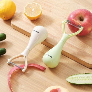 Éplucheur à pommes de terre en acier inoxydable avec logo/couleur personnalisés, couteau à éplucher manuel pour fruits et légumes, pour une utilisation en cuisine - Product Image 1