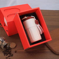 Cadeaux d'affaires, tasse à café intelligente en acier inoxydable 316 de 450 ml, gobelet isotherme avec affichage de la température LED, bouteille thermos à isolation sous vide
