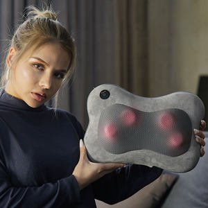 Vibración activada por presión Shiatsu cuello almohada de masaje de cuerpo completo para la parte inferior de la espalda cintura amasado Shiatsu almohada masajeador - Product Image 4