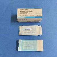 Pochette stérile dentaire certifiée EN 868, auto-scellante, scellée sur 3 côtés, autoclave, logo personnalisé, usage hospitalier