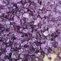 Pierre précieuse en vrac poli améthyste gravier violet cristal décoratif améthyste en vrac pour diffuseur de parfum