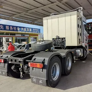 รถบรรทุกหัวลาก FAW Jiefang ดีเซล รุ่นใหม่ JH6 ระบบเกียร์ FAW พวงมาลัยซ้าย 450 แรงม้า เครื่องยนต์ Weichai ยูโร 5 ขับเคลื่อน 6x4 สำหรับขนส่งสินค้าแบบควบคุมอุณหภูมิ - Product Image 4