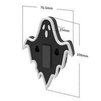 Neue Großhandels-Solarbetriebene Geister-Dreieck-Fensterleuchte: Dynamische Halloween-Atmosphäre Auto-Ambiente-Lampe zur Nachrüstung/Aufrüstung