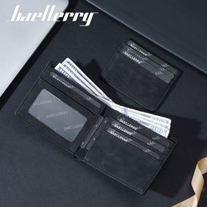 กระเป๋าสตางค์ทรงบางสำหรับผู้ชายแบรนด์ BaeLlerry สีดำ ช่องใส่บัตรหลายช่อง น้ำหนักเบา ทนทานต่อการใช้งานทุกวัน - Product Image 4