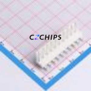 VH3.96-10P WZ Wire-to-Board Pin Header Bent Lead Through Hole,P=3.96mm Connector 1x10P 3.96mm Right Angle Insert VH - Product Image 1