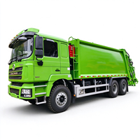 Camion compacteur de déchets SHACMAN F3000 6x4 18CBM à chargement arrière, compacteur hydraulique de déchets, camion de collecte des déchets, LHD/RHD en option