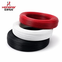 Cable de Teflón de Alta Temperatura HONGPAI UL1332, Aislado con FEP, Cobre Estañado, 18A 300V 200C, Resistente a Ácidos y Aceites, RoHS UL758 UL1581, Fábrica OEM