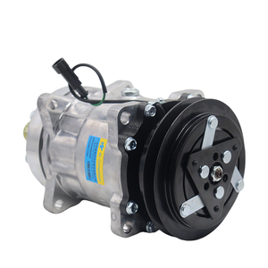 Compresor de Aire Acondicionado para Automóvil, Compresor de Aire Acondicionado de 24 V para Camión - Product Image 2