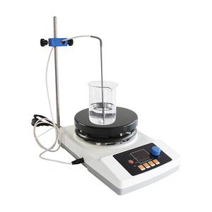 Equipamento laboratório cosmético líquido químico agitando a temperatura constante 5L aquecimento agitador magnético - Product Image 2