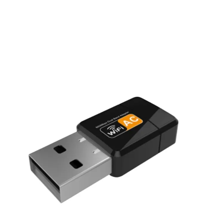 LC Mini 600M kablosuz kart 2.4G 5.8G dual-band USB kablosuz kart WiFi alıcısı 5G ağ kartı