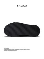 Baskets noires épaisses de créateur, couleur unie, plateforme, streetwear, mode, respirantes, semelle amortie, décontractées urbaines, automne été