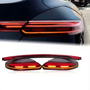 อะไหล่รถยนต์สำหรับ <span class=keywords><strong>Porsche</strong></span> <span class=keywords><strong>Panamera</strong></span> 970.1 970.2 ไฟเบรกหลัง ปี 2010-2016 ไฟท้าย LED พร้อมแถบไฟตรงกลาง - Product Image 1