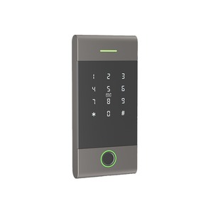 Nissho Fingerprint Access Control Lock Touchscreen RX-MJ01 One-Way Audio Doorplate <b>Clock</b> Machine - Product Image 3