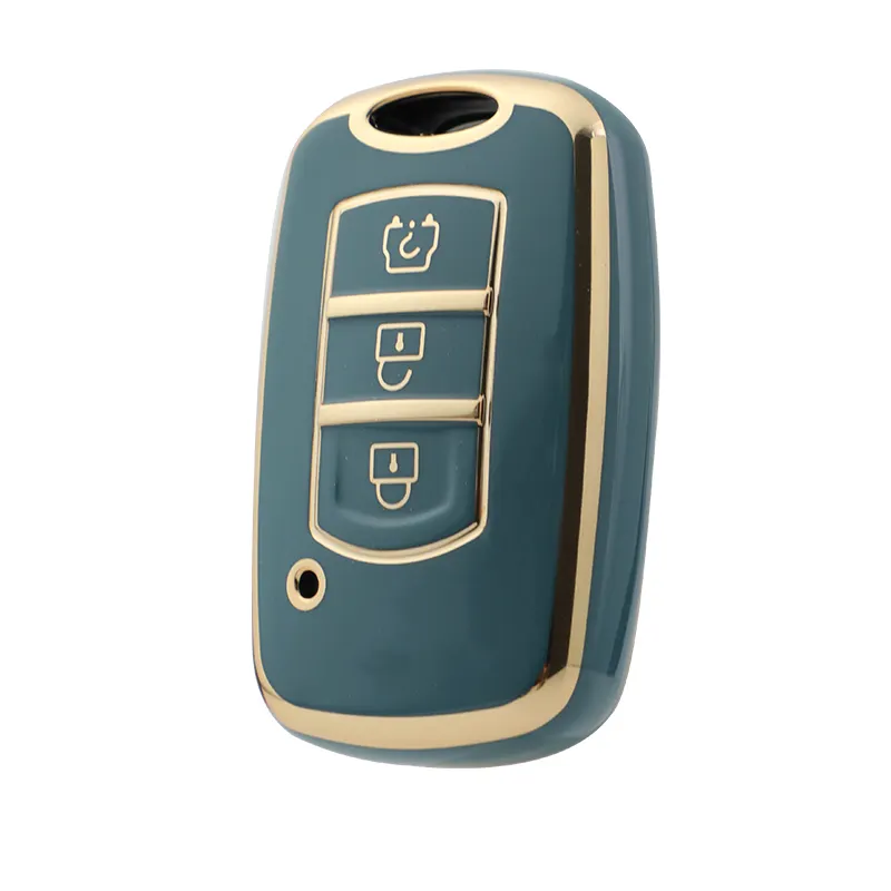 Thiết kế mới TPU da thông minh chìa khóa xe Fob Bìa trường hợp, mềm TPU chìa khóa xe bìa cho dongfeng 580 S560 Mini EV chìa khóa xe trường hợp