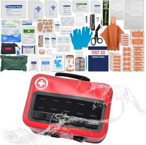 <span class=keywords><strong>Trousse</strong></span> de premiers secours personnalisée pour voitures, maison, bureau, randonnée, <span class=keywords><strong>voyage</strong></span>, cyclisme, compartiments pratiques pour le rangement et l'organisation - Product Image 2