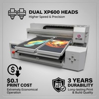 Printer DTG Kelas Industri A2+ Ukuran 6560 dengan Printhead Epson Printer Langsung ke Kain yang Stabil untuk Bisnis Pakaian