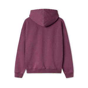 Sweat à capuche streetwear homme automne, coupe décontractée, épaules tombantes, coton épais 350 g/m², respirant, écologique, logo au dos - Product Image 3
