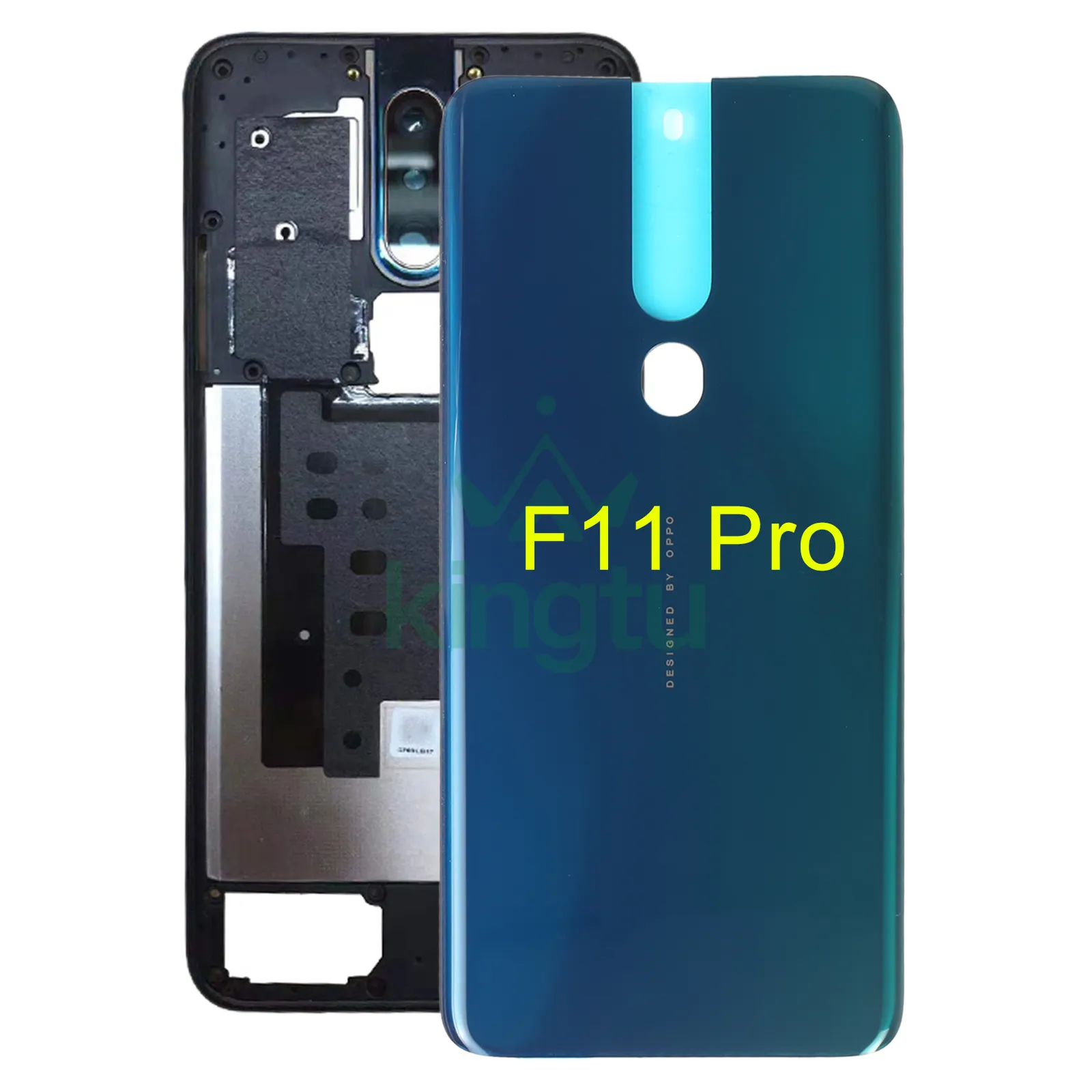 OEM Mobile Phone Battery Back Glass Cover Door Case Replacement For OPPO F11 Pro Rear Glass Housing without Camera Lens