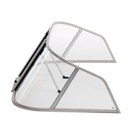ISURE MARINE Pare-brise en aluminium pour bateau, accessoires marins pour bateau, yacht, navire