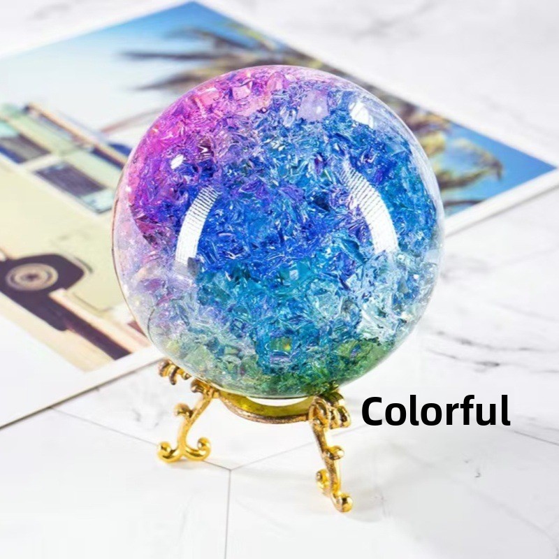 Polished Crystal Ball Tabletop Water Fountain