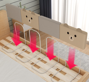 Ce chứng nhận kim loại frameenvironmentally bọt biển thân thiện heightadjustable Breathable mềm Đệm giường đường sắt cho antifall bảo vệ - Product Image 4