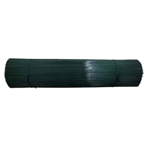 Fil de fer galvanisé rond de 0,4 mm de diamètre, couleur verte, à motifs floraux, pour la mise en balles, calibre 18-30, coupé sur mesure – Ventes flash - Product Image 2