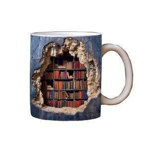 Fournisseur direct d'usine, tasse à café en forme de livre 3D, ornement décoratif, design de tasse à café pour la maison, ornement <span class=keywords><strong>Abyss</strong></span> 3D, haute qualité - Product Image 5