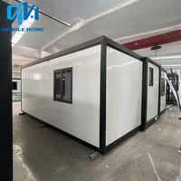 Maison préfabriquée en conteneur extensible pliable de 20 pieds 40 pieds Villa préfabriquée mobile petite Mini petite maison prête à l'emploi 2 3 4 chambres à coucher