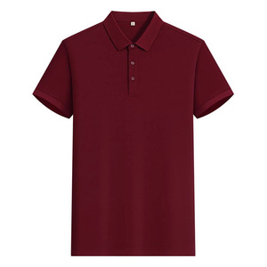 Polo Shirt Short Sleeve Solid Color Cotton Men Women Daily Wear Work Uniform Custom Logo Printing - Product Image 2