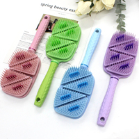 2023 nouvelle brosse démêlante professionnelle en matériau souple pour Extension de cheveux, masseur de cuir chevelu, brosses démêlantes pour femmes