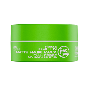Cire coiffante mate Redone verte 150ml, tenue forte, aspect naturel, fini mat, pommade professionnelle, vitamine E, sans résidus, pour tous types de cheveux - Product Image 2
