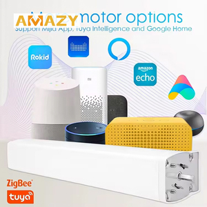 Kit de Motor Inteligente para Cortinas Tuya WiFi DIY con Riel Motorizado, Compatible con Alexa y Google Home, Juego de Cortinas Eléctricas con Control Remoto - Product Image 4