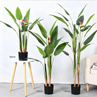 Plante artificielle de luxe NINI, oiseau de paradis, style nordique, grande plante décorative, faux arbre, décoration intérieure pour salon