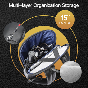 <span class=keywords><strong>Sac</strong></span> <span class=keywords><strong>à</strong></span> <span class=keywords><strong>dos</strong></span> Bopai personnalisé, fin, pour les déplacements professionnels, luxueux, avec charge USB, antivol, intelligent, pour ordinateur portable 15 pouces, en cuir véritable pour <span class=keywords><strong>homme</strong></span> - Product Image 4