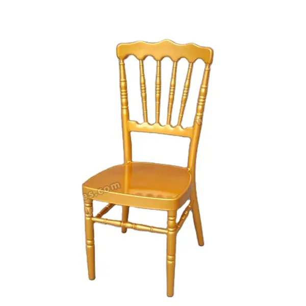 YC-A51 Chaises napoléon empilables dorées Royal à vendre en gros