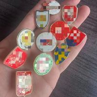En gros, épingles et badges sportifs en métal émaillé, imprimés OEM, souvenirs pour équipes de football et clubs de football européens, pour vêtements