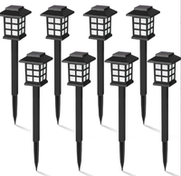 IP44 extérieur lanterne à énergie solaire étanche paysage LED lumière de jardin pour voie Patio cour pelouse décoration