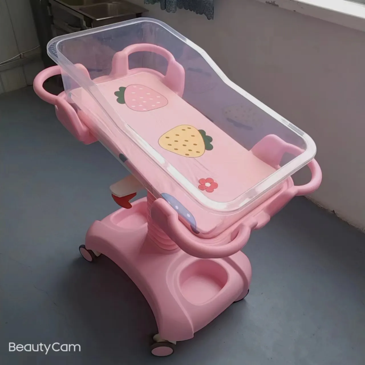 עגלת תינוק באיכות גבוהה ABS רפואי מיטת תינוק יילוד שימוש בית חולים מיטת תינוק למכירה