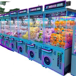 China Promotion Automatic Coin Operated Plush Toy Claw Crane Anti-Swing <b>Hook</b> Doll Machine on Sale - Product Image 1