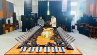 Altavoz de Columna de 4x8 Pulgadas para Conferencias y Reuniones, Sistema de Altavoces