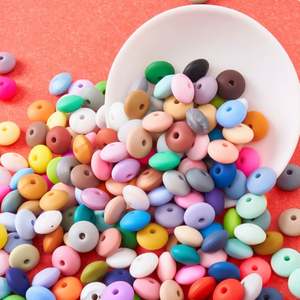 Productos de tendencia <span class=keywords><strong>2023</strong></span> recién llegados cuentas y cuerdas de dentición Babay de silicona cuentas de silicona natural de grado alimenticio ecológico - Product Image 5