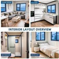 Maison conteneur extensible standard AU 20ft 40ft 3 chambres de luxe préfabriquée modulaire mobile pour le marché australien