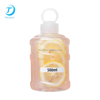 Botol minuman plastik Pet transparan Food Grade 300ml 350ml 500ml 700ml 1000ml 1L cangkir teh susu jus Mini ember