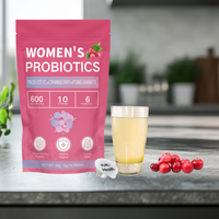 Private Labels 600 milliards d'UFC Poudre de probiotiques pour la santé vaginale des femmes Supplément de canneberge