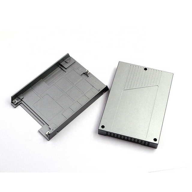 TZR OEM Custom CNC Machined Aluminum Alloy SSD Enclosure Hard Drive Case Metal Housing