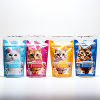 Sac d'emballage alimentaire neutre pour animaux de compagnie de 2kg chien chat imprimé personnalisé sac de pochette debout pour animaux de compagnie