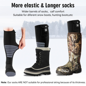 Calcetines Eléctricos Térmicos Casuales de Invierno con Batería Recargable, Antideslizantes, Control por Aplicación, para Esquí, Ciclismo y Snowboard - Product Image 5