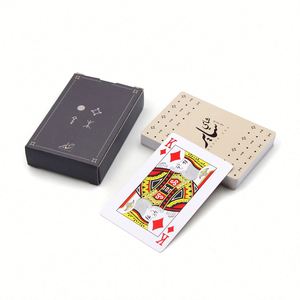 Custom Colorful <b>Card</b> Game Plastic Playing New Pvc Material Waterproof Baloot Paper <b>Cards</b> With <b>Box</b> - Product Image 4