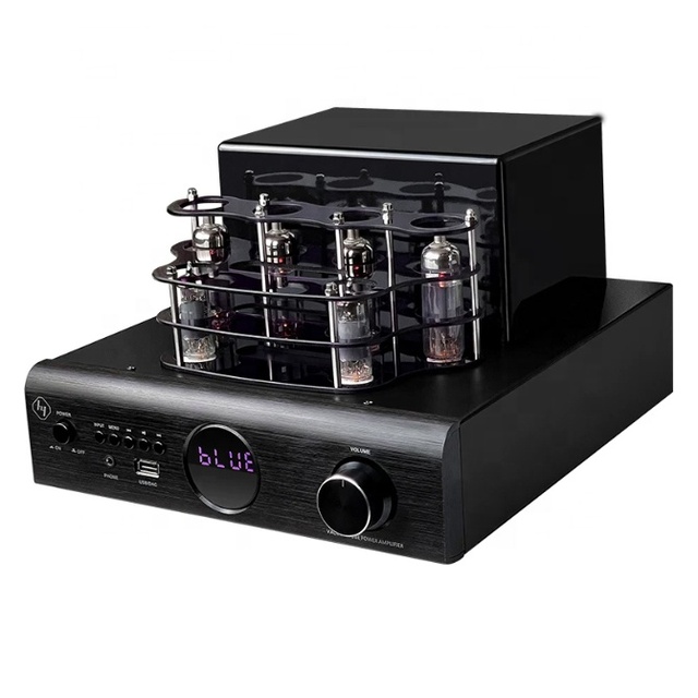 Mableaudio AV-2080R True Tube Amplifier 200W 2.1 Channel Aluminum Alloy Home for Wireless Hi-Fi Lossless Karaoke 4.3KG