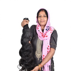 100% non transformé brut pas cher naturel bodywave vendeur vierge faisceaux couleur noire machine double trame brésilien cheveux humains - Product Image 1